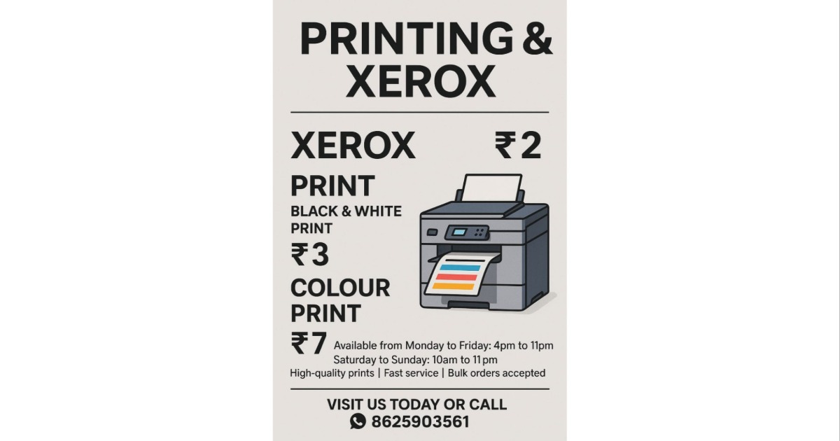 Agarwal's Xerox & Printing